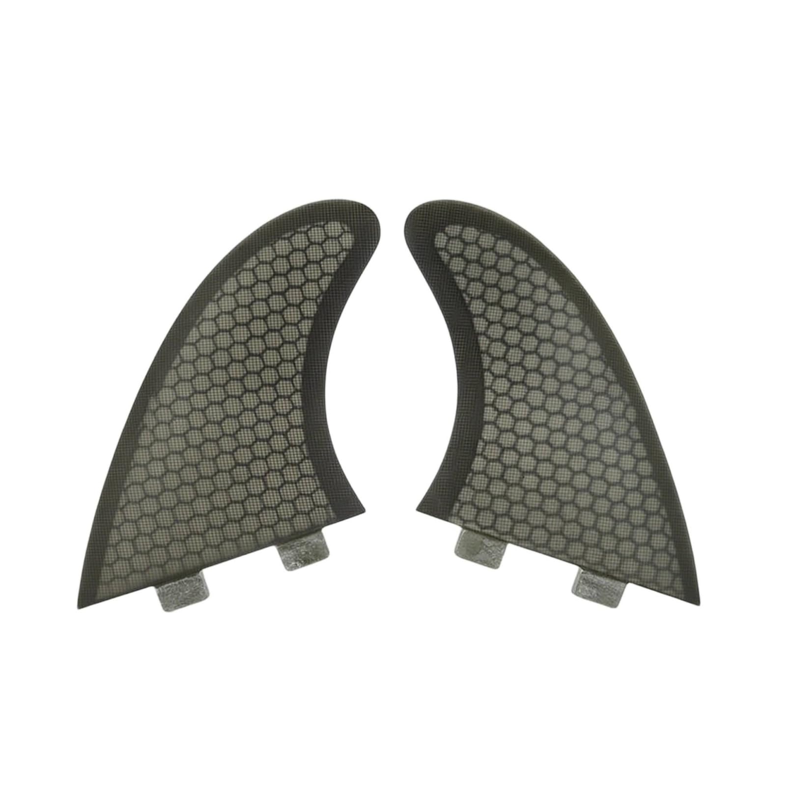 2 Piezas Quillas con Nido Hexagonal Ligeras Quillas Doble Pestaña Aerodinámicas Quilla con Doble Pestaña para