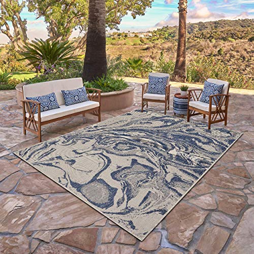 LR Home 3x5 Outdoor Area Rug | Turkish Carpet for