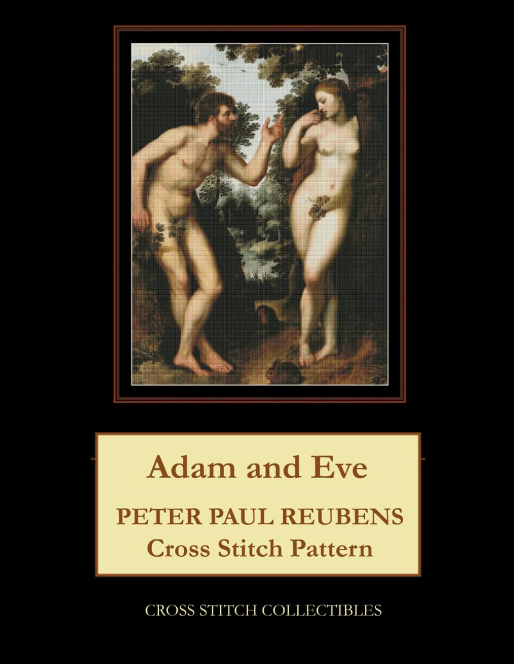 Adam and Eve: Peter Paul Rubens Cross Stitch Pattern