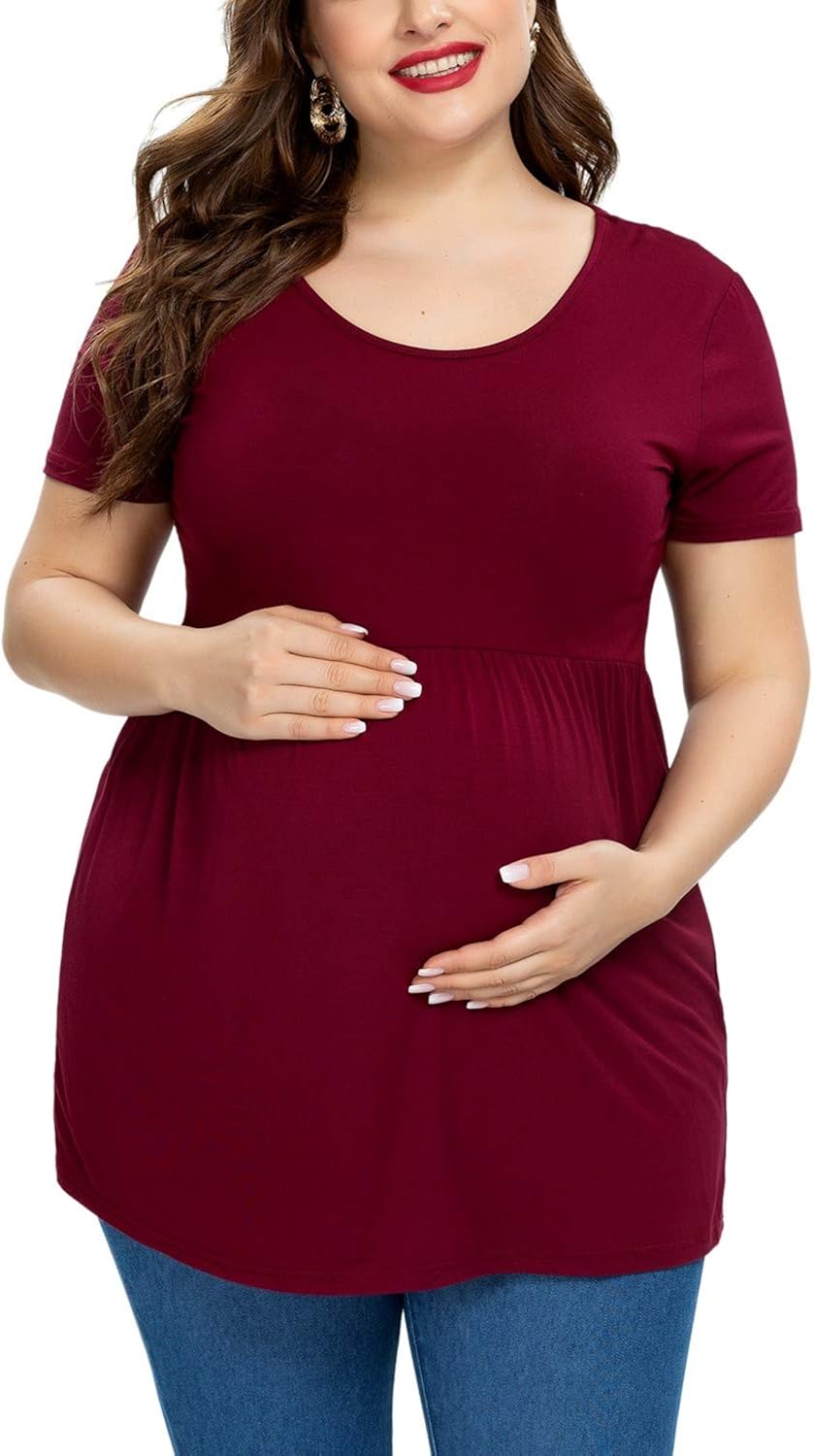 Buy Jezero Women's Maternity Tops Plus 