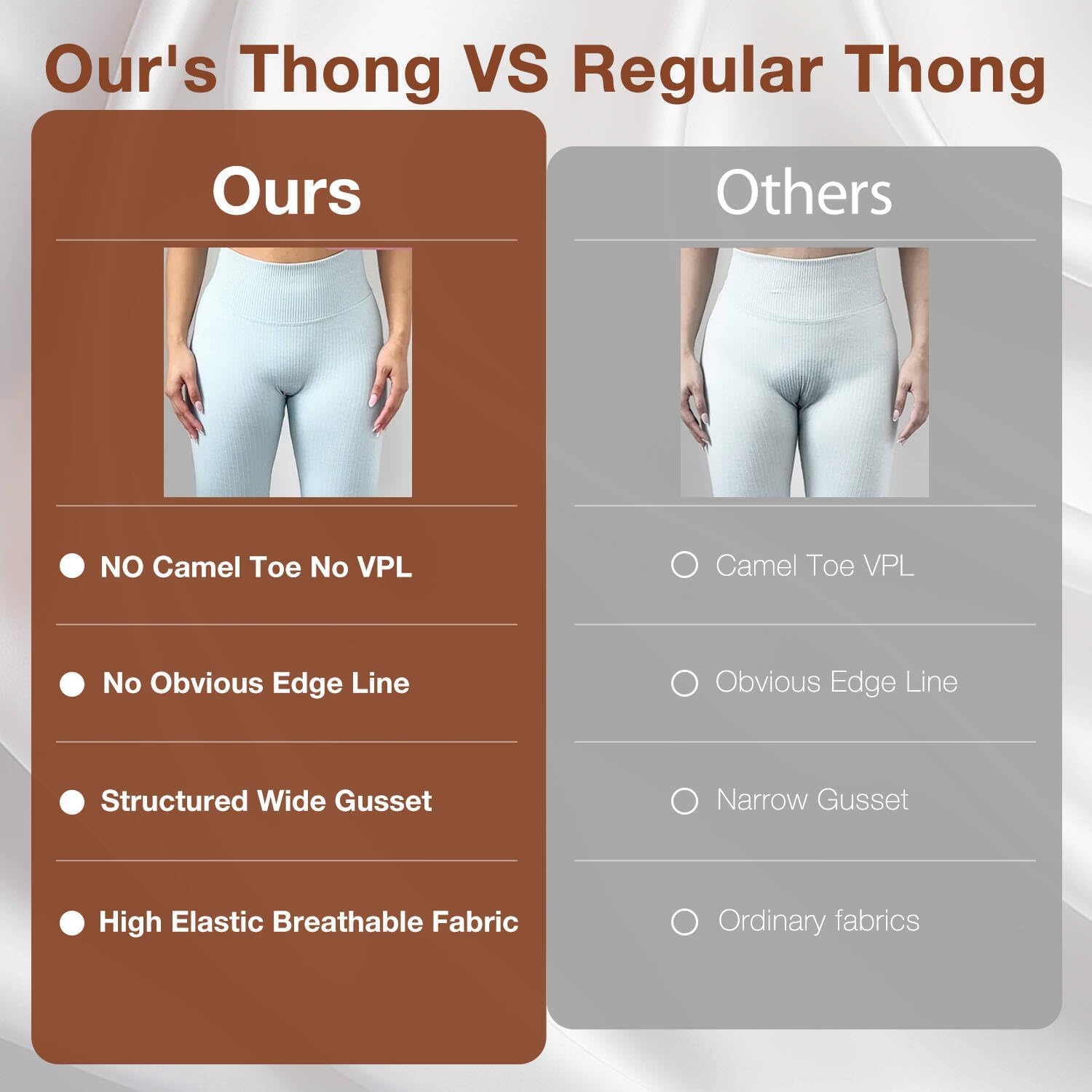 Camel Concealer Underwear Camel Cover Thong Seamless G-String Thongs Workout Underwear Anti Camels Cover Thongs - Image 4