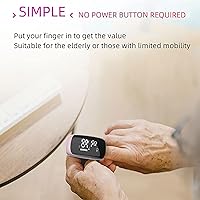 Vista 5 de Rechargeable Pulse Oximeter with Accurate Fast Oximetry SpO2 Reading for Outdoor Sports & Home Use (Pink)