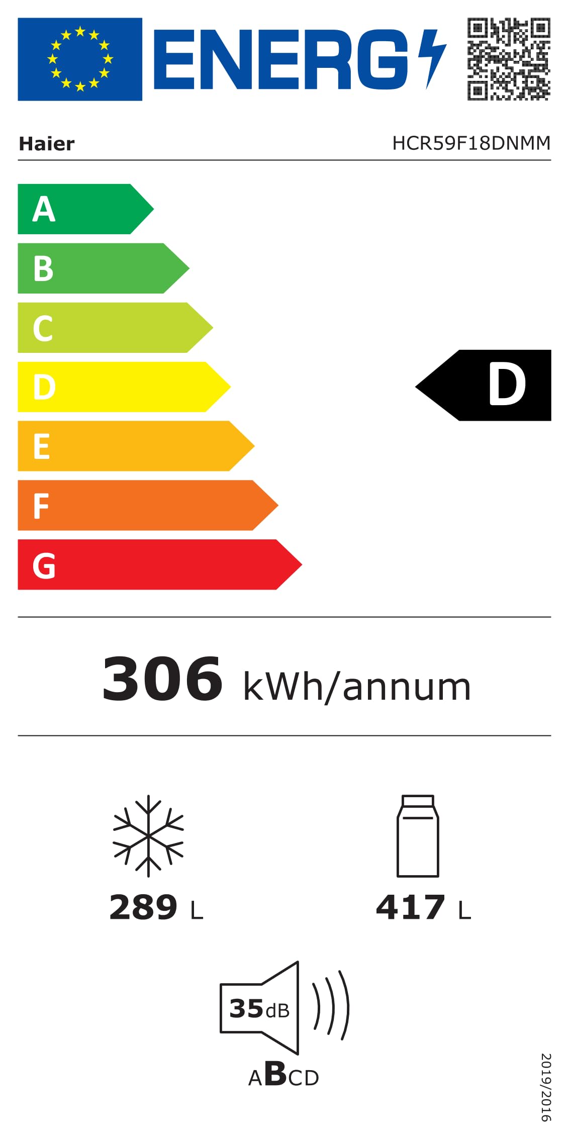 Haier Horizon Collection HCR59F18DNMM - Frigorífico Americano 706L, 4 Puertas, Antibacterias ABT, Motor Inverter, Magic Zone, Total No Frost, Ancho 90,5 cm, Alto 182,5 cm, Metal Fresh, Inox