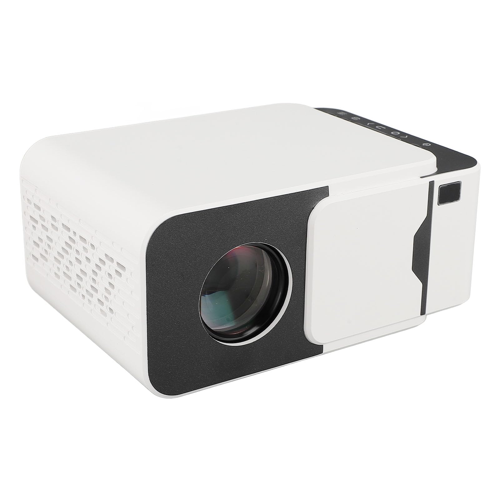 Mini Proiettore, Videoproiettore Portatile 4K HD con Bluetooth 5.4, Correzione Trapezio, Proiettore Home Theater Piccolo Proiettore per Film da Gioco a Soffitto per Esterni