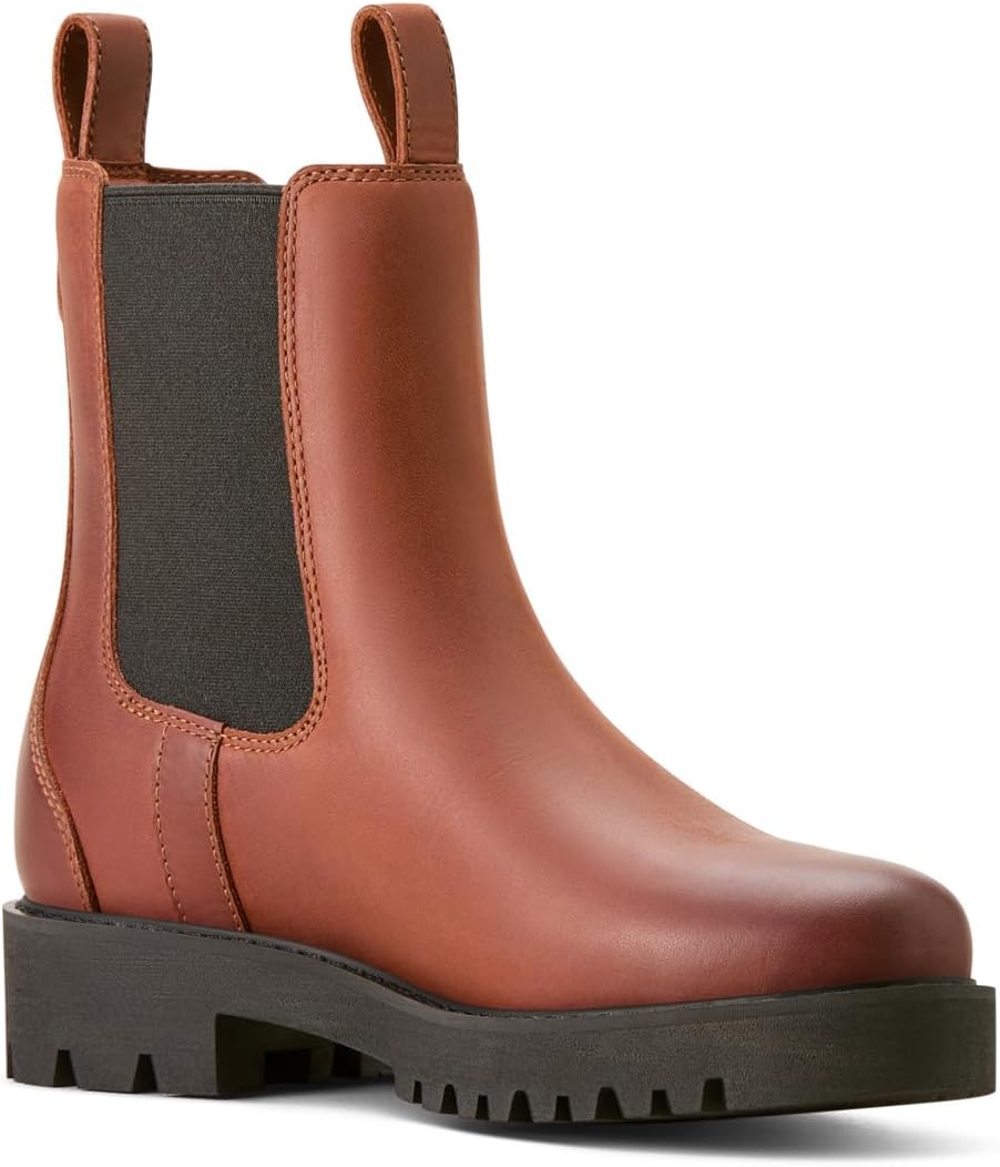Ariat Women's Wexford Lug Mid Waterproof Chelsea Boot, Rockwood, 6 - Image 6