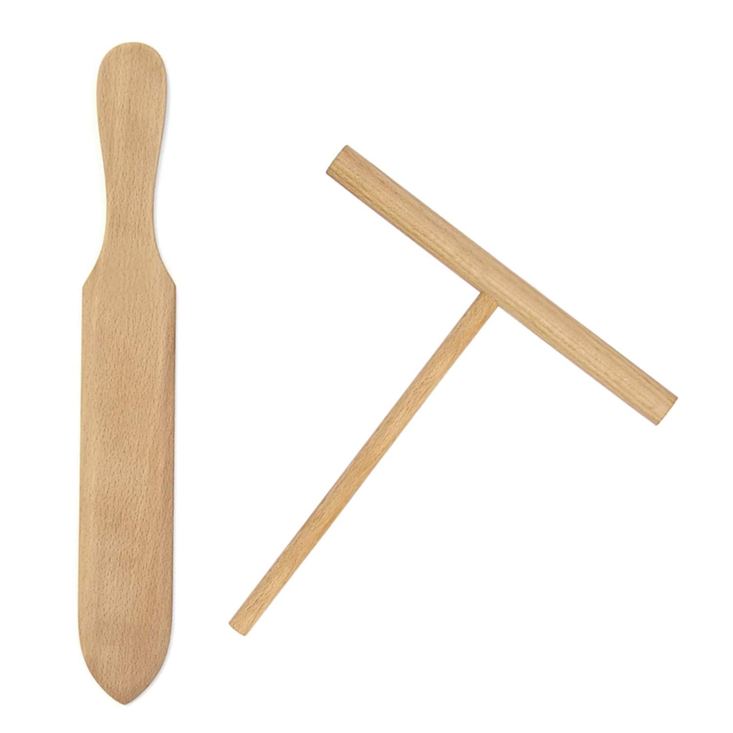 NACTECH Crepe Spreader Spatula for Cooking Crepe Pan