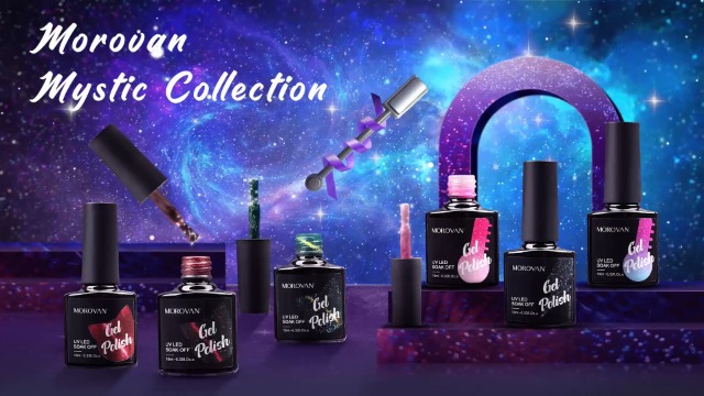 Morovan 9D Cat Eye Gel Nagellack Set Chamäleon Thermo Nagellack Shellac Glitzer Magnetische Gel Nail Polish Set Soak Off… – Bild 8