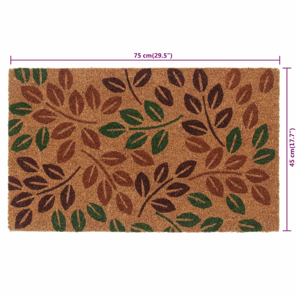 Kokosfaser Fußmatte Natur 45x75 cm