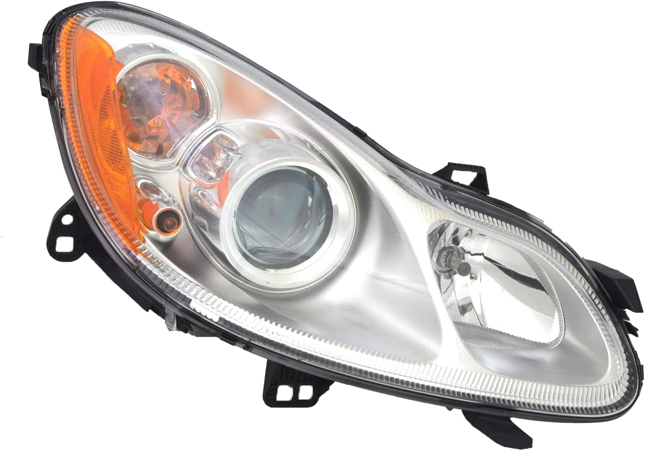 TYC Right Headlight Assembly Compatible with 2010-2015 Smart Fortwo