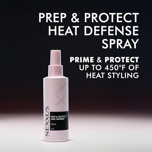Image of Nexxus Styling Heat Protectant Nourishing Prep & Protect Heat Defense Spray Heat Protection Spray Powered by Styleprotect Technology 6 oz