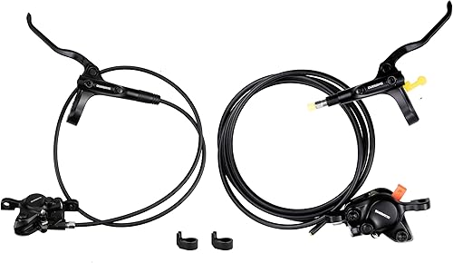 MEGHNA Freno de disco hidráulico para bicicleta MT200 2 pistones MTB Pinza delantera izquierda 31.496 inderecha trasera 61.024 in para bicicleta de