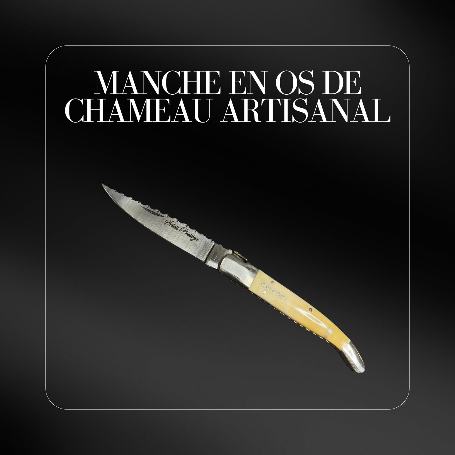 Couteau Pliant Tradition Française Type Laguiole - Coffret - Cadeau Homme