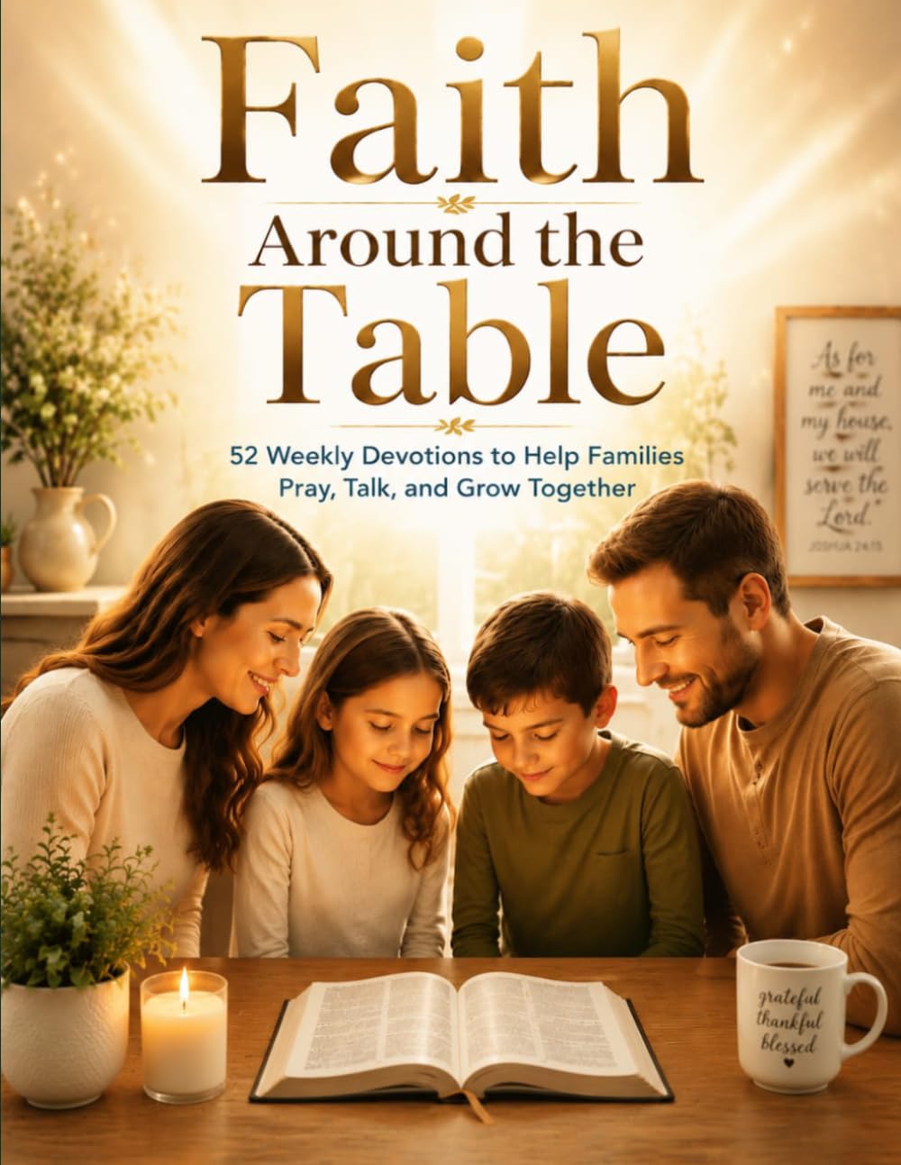 Faith Around the Table: 52 Weekly Devotions to Help Families Pray, Talk, and Grow Together
