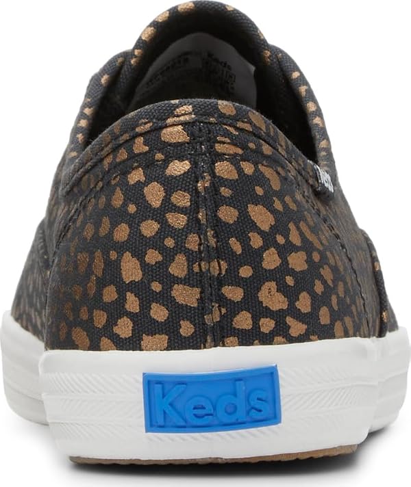 Keds Women's Keds Champion Canvas Lace Up, Black/Bronze Mini Dot, 8.5 X-Wide by Keds - Used condition - Image 4