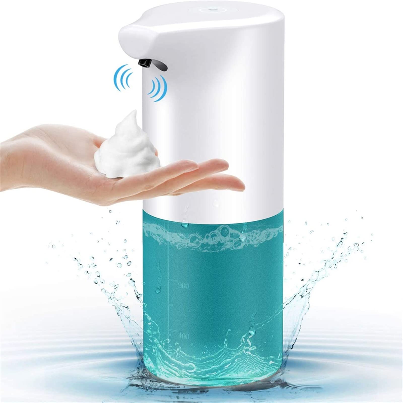 Champú espumoso automático con sensor infrarrojo y dosificación precisa sin goteos para baño