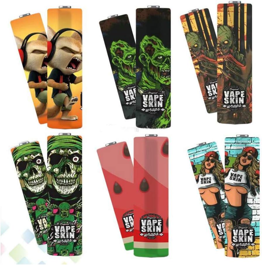 12 PC 21700/20700 Battery Wraps Heat Shrink Sticker Sleeve Wrap