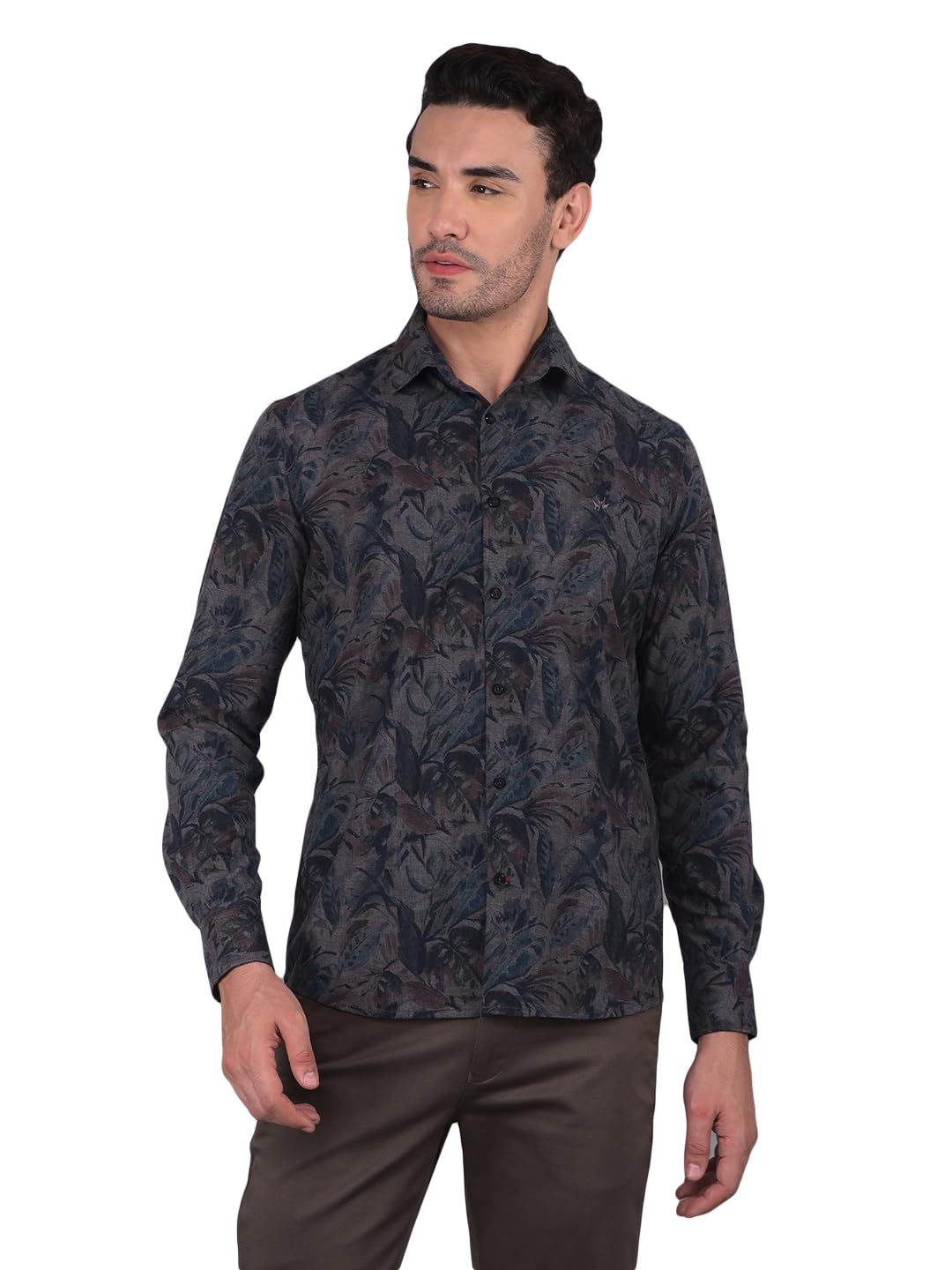 Crimsoune Club Men's Multi-Color Floral Print Shirt-picture-13