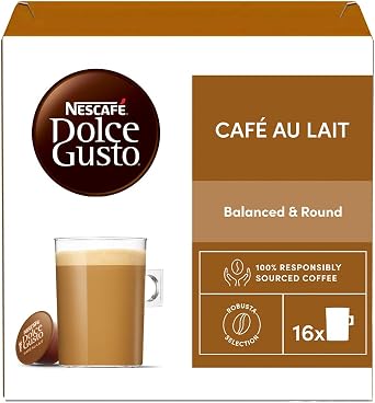 Nescafe Dolce Gusto Cafe Au Lait 16 Capsules 160 Gr