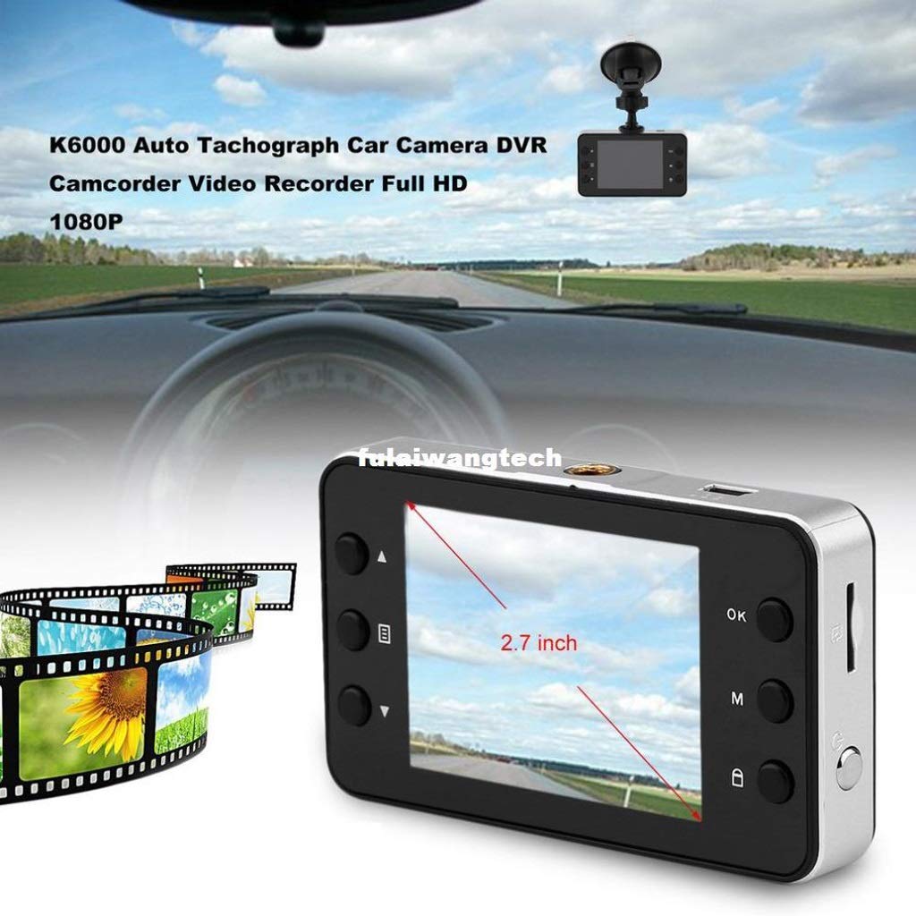 Kamera samochodowa, wideorejestrator samochodowy Full HD 1080P WiFi kamera samochodowa 1,54 "LCD 170 stopni bardzo szeroki kąt widzenia Rejestrator jazdy samochodowej, czujnik G, WDR, nagrywanie w pę