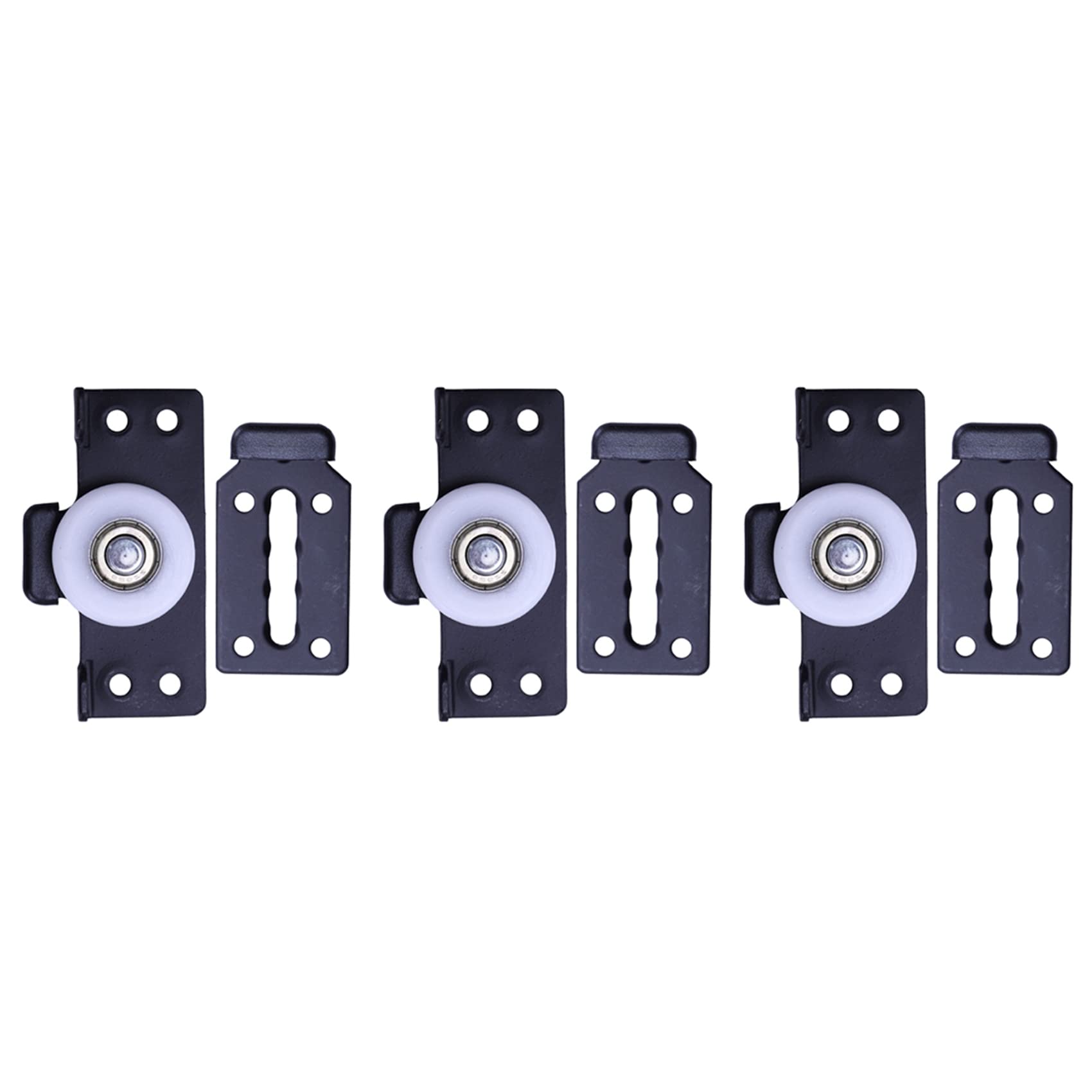 Jnchdghwa 3X Hardware Accessories 2 Pcs Sliding Door Wardrobe Pulleys Wooden Door Sliding Door Small Hanging Wheels Silent Wheels