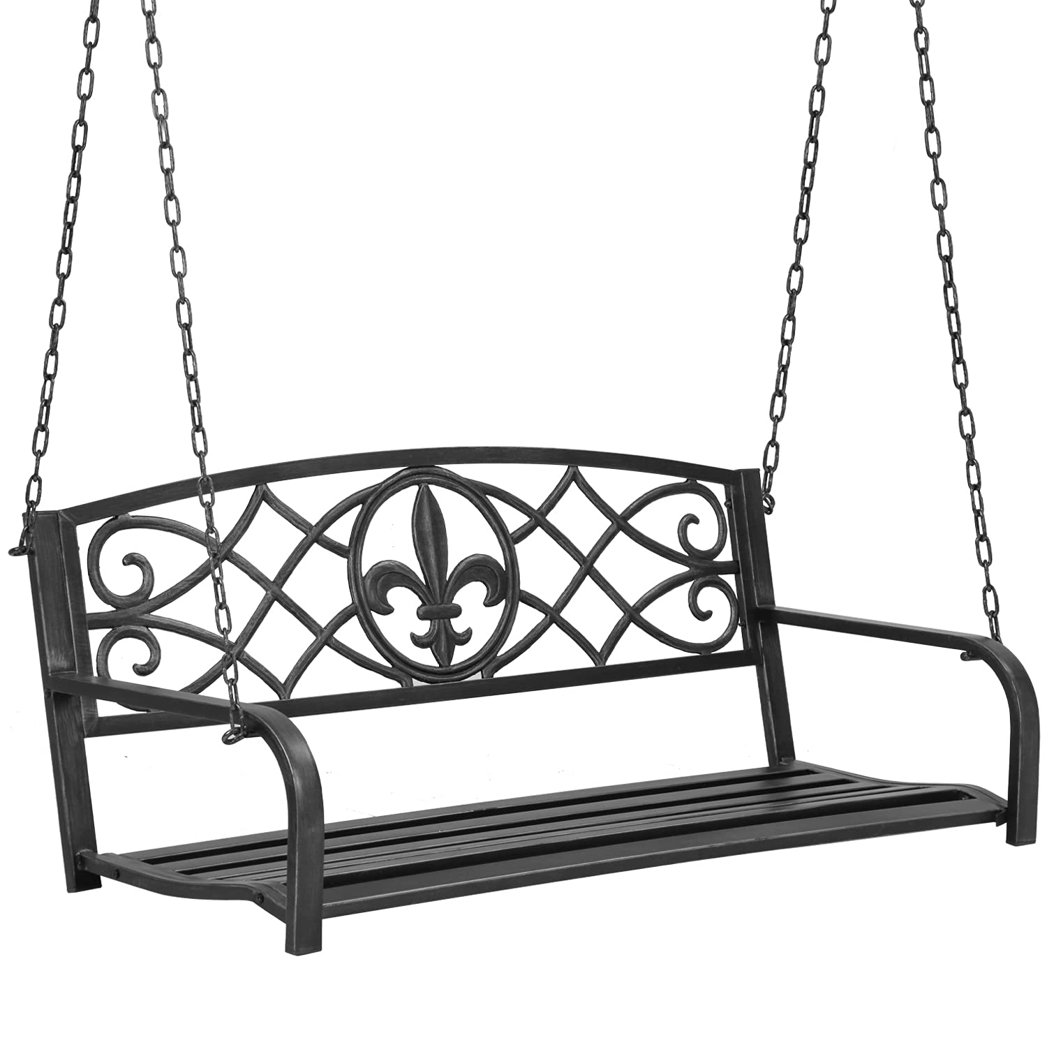 Buy Porch Swing,Metal Porch Bench,Outdoor Porch Swing Hanging Steel
