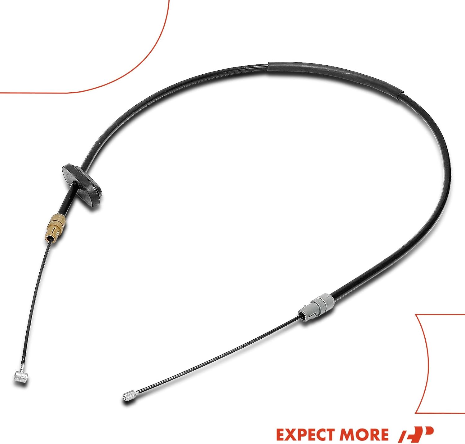 A-Premium Front Side Parking Brake Cable Assembly Compatible with Ford & Lincoln Models: F-150 2004-2008, Ford F-150 Heritage 2004-2004, Mark LT 2006-2008 - Replace# 6L3Z2853A, 6L3Z2853AA