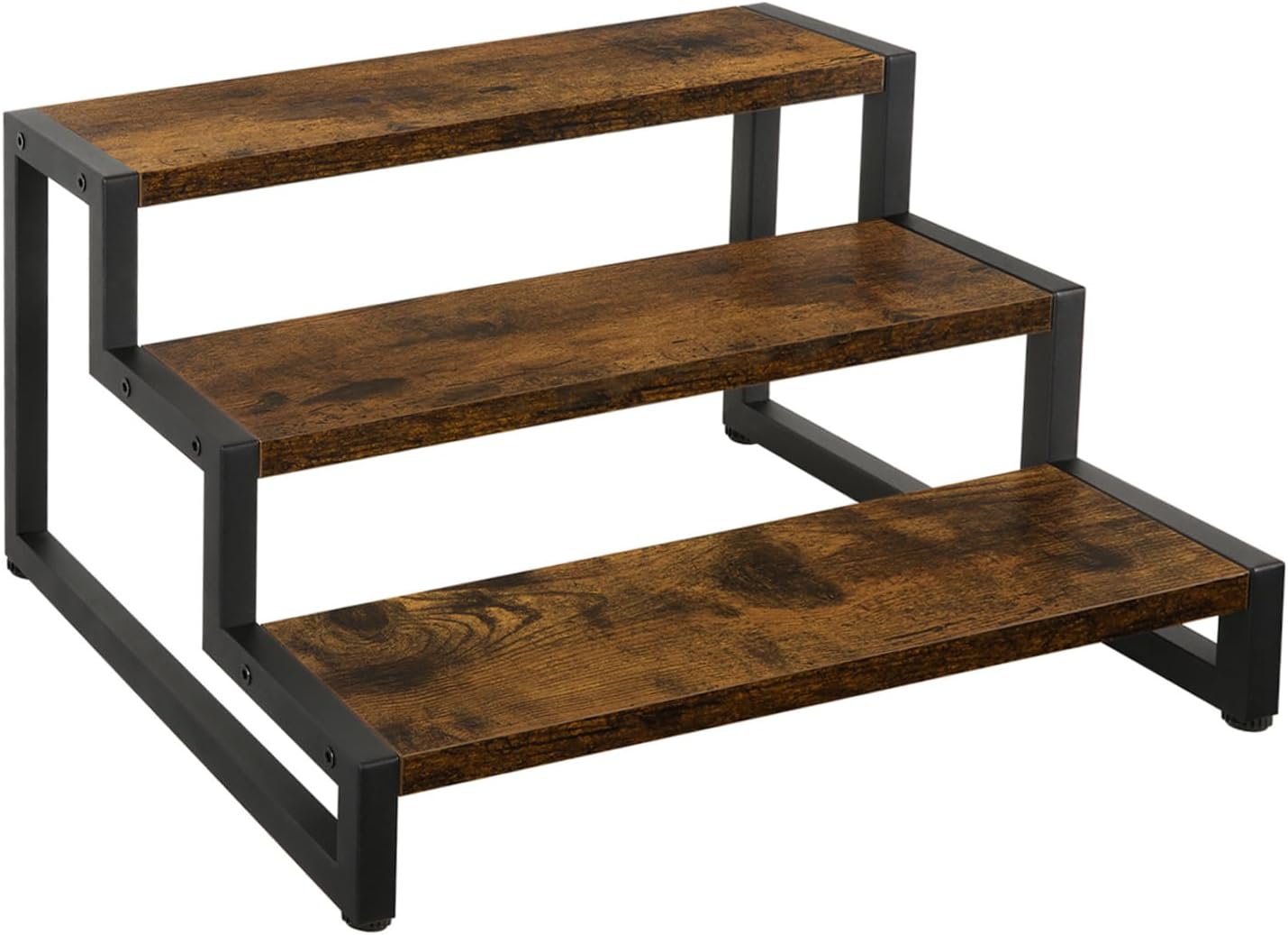 YINMIT Spice Rack Organizer for Countertop, 3 Tier Kitchen Counter Shelf, Wooden Tiered Display Stand Riser Shelf
