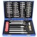 Agora-Tec® Lot de 51 couteaux pour pochoirs / couteaux de modélisme - Kit AT-SMM-01 pour modélisme, travaux avec des pochoirs, travaux sur papier et travaux manuels