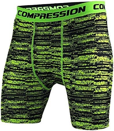Rivccku Pantaloncini Compressione Uomo – Shorts Sportivi Traspiranti Per Corsa, Palestra, Calcio E Ciclismo – Tessuto Elasticizzato 4 Vie