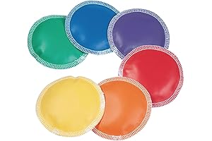 Spectrum Vinyl Beanbag 4 Inch, Pack of 12 Rainbow