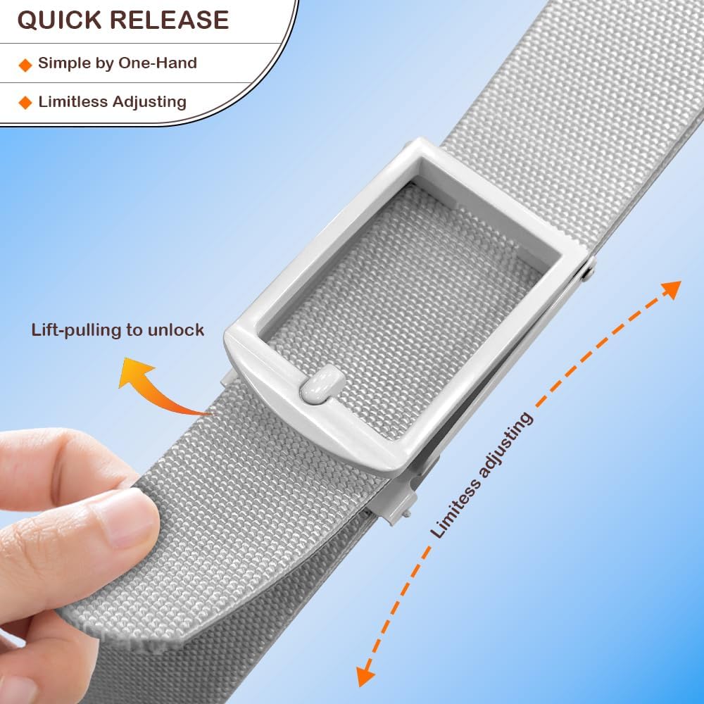 DOOPAI Stretch Canvas Belt for Men, Adjustable Elastic Holeless Web Belt for Casual, Golf, and Work, with Bottle Opener - Image 4