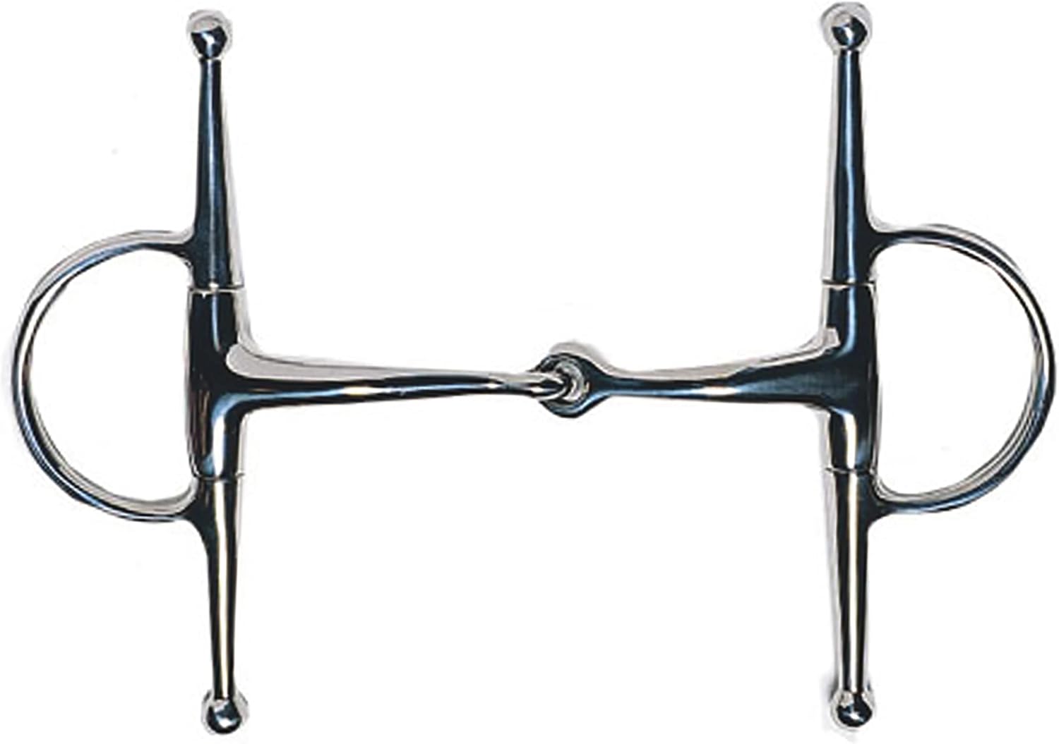 Medium Weight Full Cheek Eggbutt Snaffle Bit