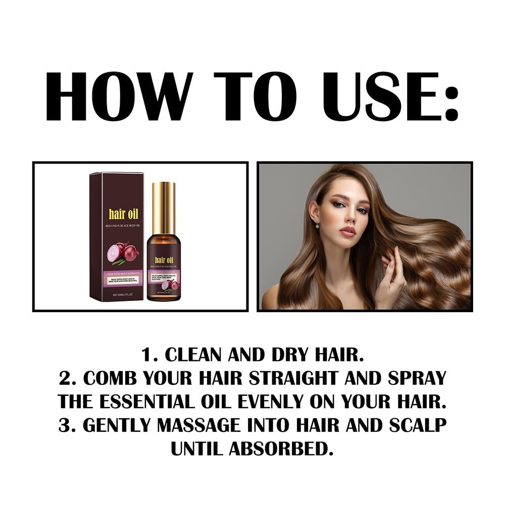 Huile de soin capillaire adaptée à tous les types de cheveux