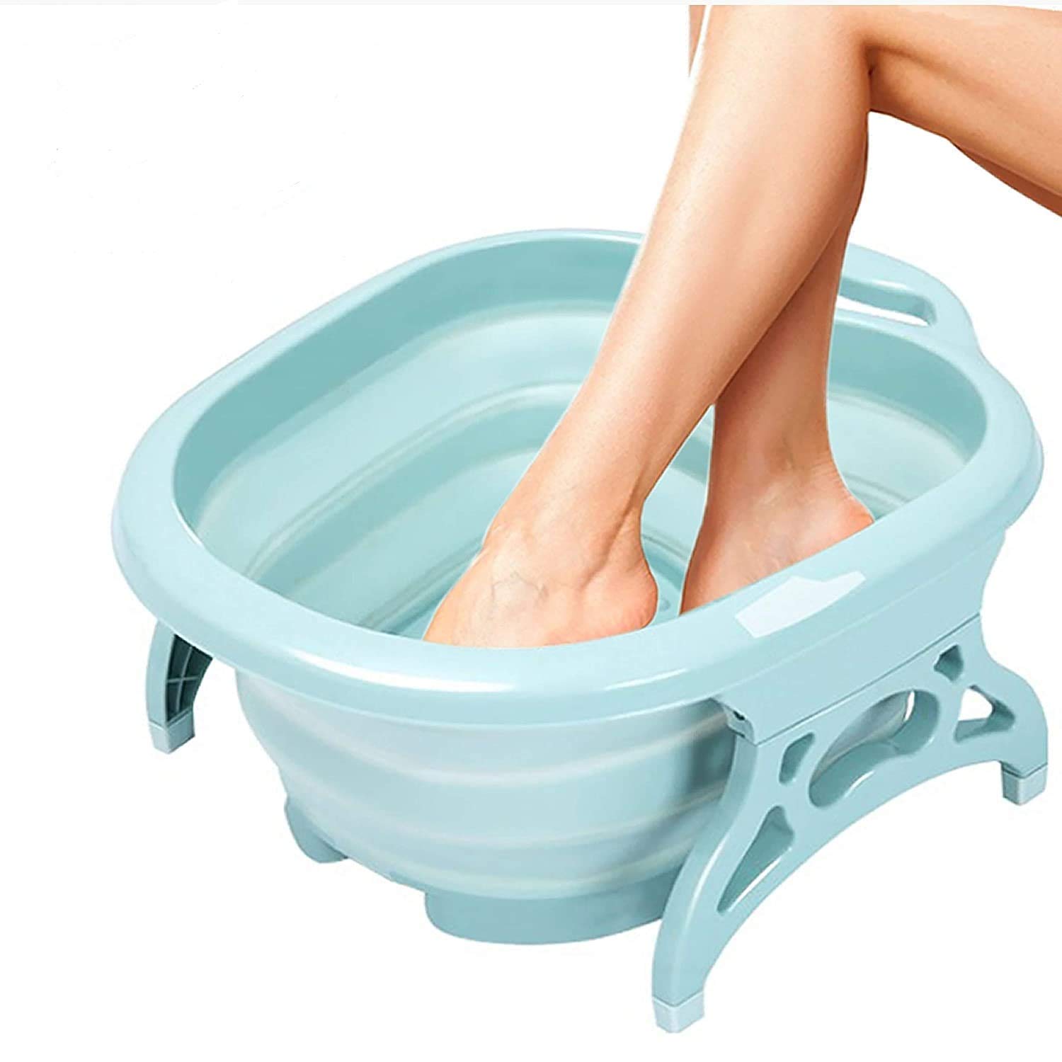 Buy Glaceon Folding basin New Roller Folding Foot Tub Portable Foot
