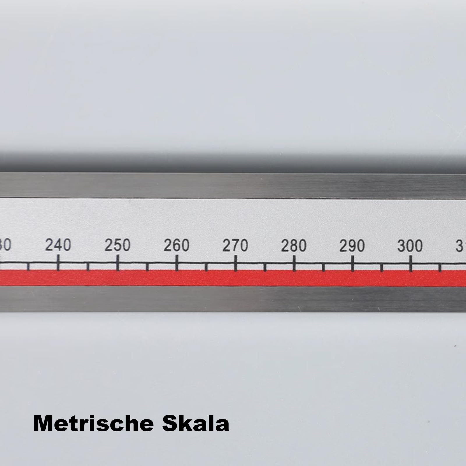 Digitaler Messschieber 400mm mit 100mm Messspitzen, Hochpräzise Edelstahl Schieblehre, LED Display, Innen- und Außenmessung (Messspitzen: 100mm)