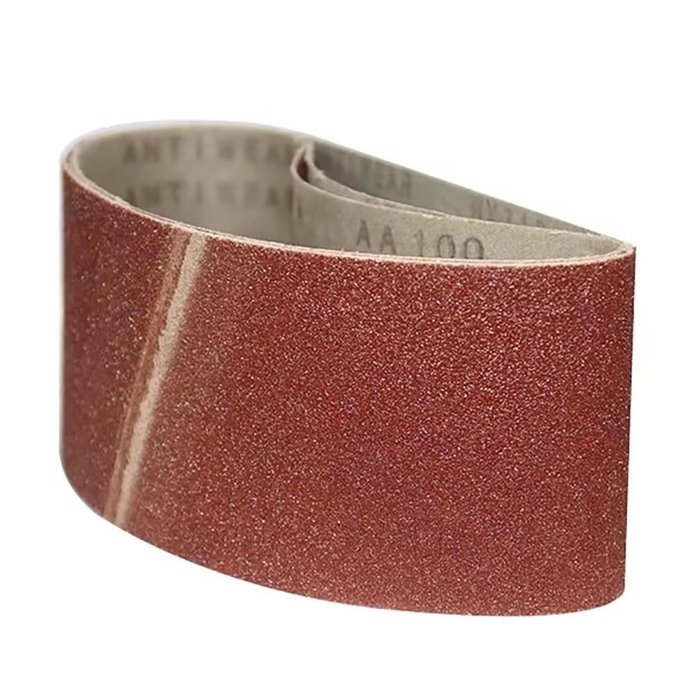 5 Sztuk 610x100mm Ścierne Pasy Szlifierskie Emery Cloth Loop 40 60 80 100 120 150 240 Grit Do Szlifierki Taśmowej Szlifierka Polerka DIY(P60)