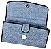 Bijoux de Ja Upcycling Blue Denim Large Capacity Money Flap Roomy Long Wallet Purse for Women BMW014