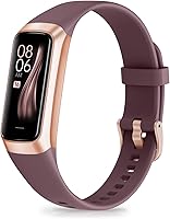 ForYourBetterLife C60 Fitness Tracker: 1.10" AMOLED Screen, Heart Rate Sleep Monitor, 25 Sports Modes, 5ATM Waterproof Pedometer Watch for Women Men
