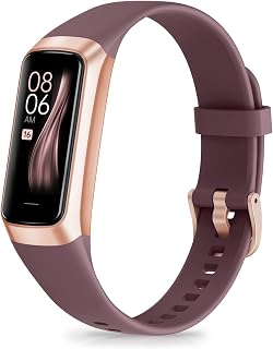 ST-CARE C60 Fitness Tracker: 1.1" AMOLED Screen, Heart Rate Sleep Monitor, 25 Sport Modes, 5 ATM Waterproof Pedometer Watch for Women Men