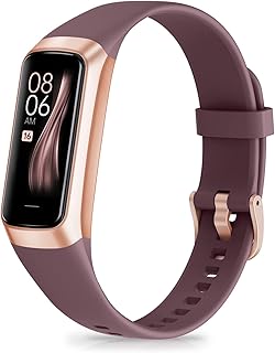 Fitness Tracker with Step Counter/Calories/Stopwatch, Activity Tracker, Health Tracker with Heart Rate Monitor, Sleep Tracker,1.10''AMOLED Touch Color Screen, Pedometer Watch for Women Men Kids