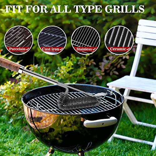 Grillbürste und Schaber von POLIGO für sichere Grillreinigung