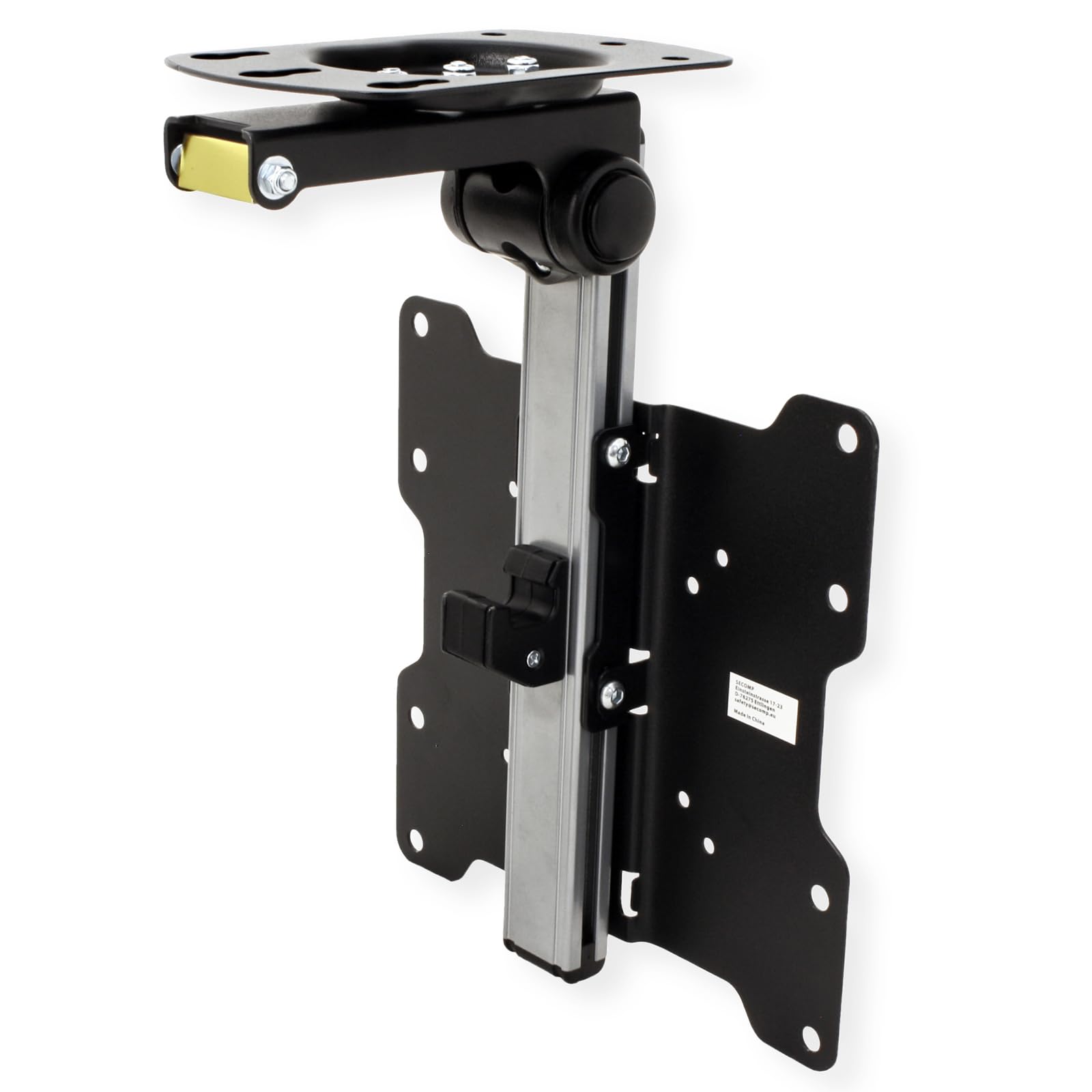 VALUE Supporto da soffitto per TV, pieghevole, 17-37 pollici, fino a 20 kg
