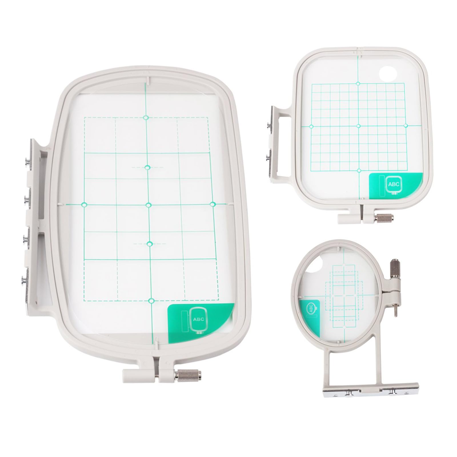 CKPSMS Marca -#embroidery hoop-3 Aro de bordado 1SET (3 piezas en total) Compatible con / Reemplazo para Brother Marca M240ED M280D M380D SE400 SE425 PE500 Innov-is 500D 900D 950D New