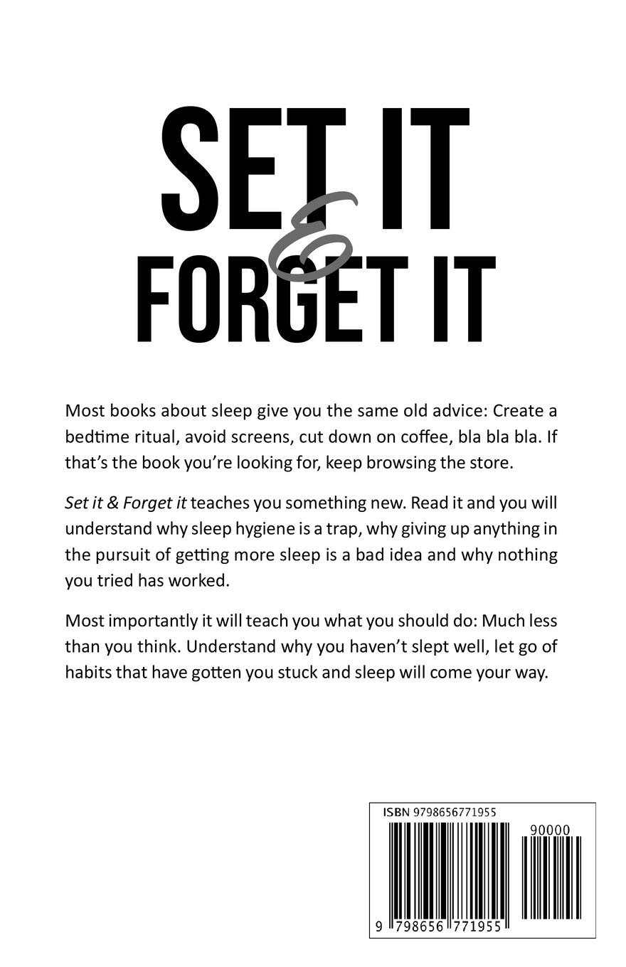 Set it & Forget it: Are you ready to transform your sleep?