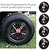 CHEDA Golf Cart Wheel Covers Hub Caps Fit Yamaha Club Car E-Z-GO Car 8