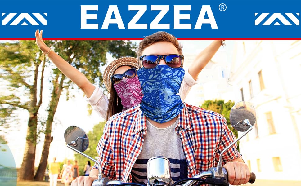 Image of 6-Pack Balaclava Face Mask for Men & Women - UV Protection Neck Gaiter, Multi-Use Cycling Mask & Breathable Headband