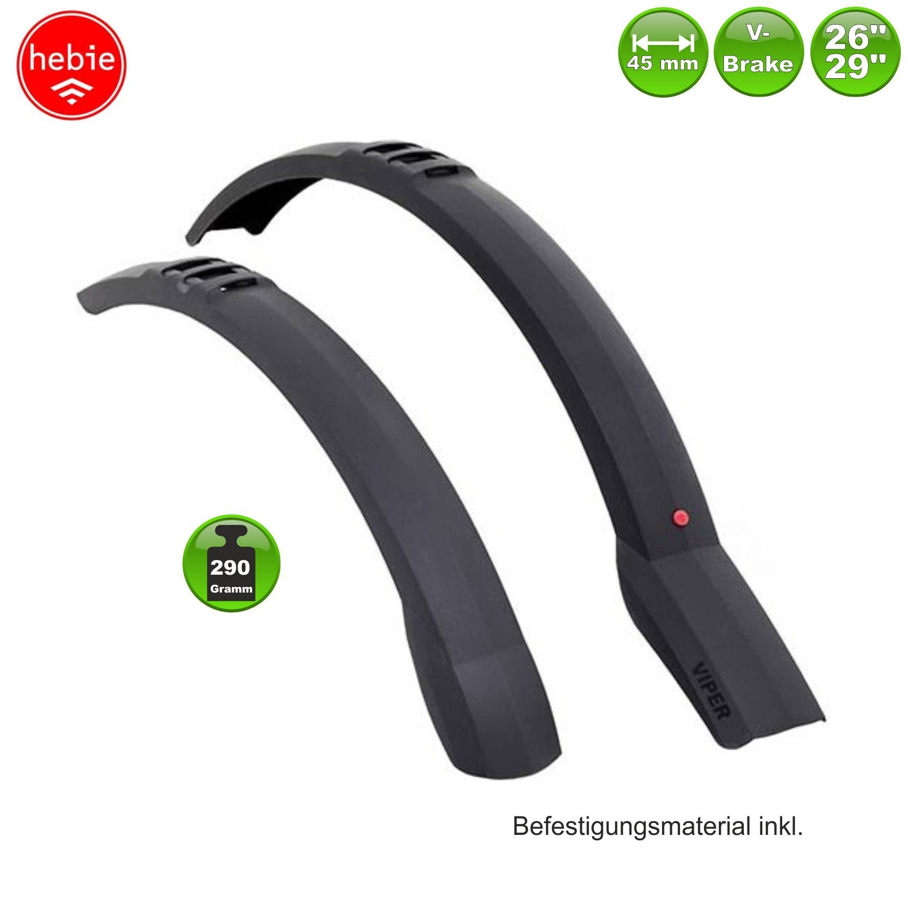 Hebie 0751 Viper MTB Schutzblech Fahrrad Spritzschutz