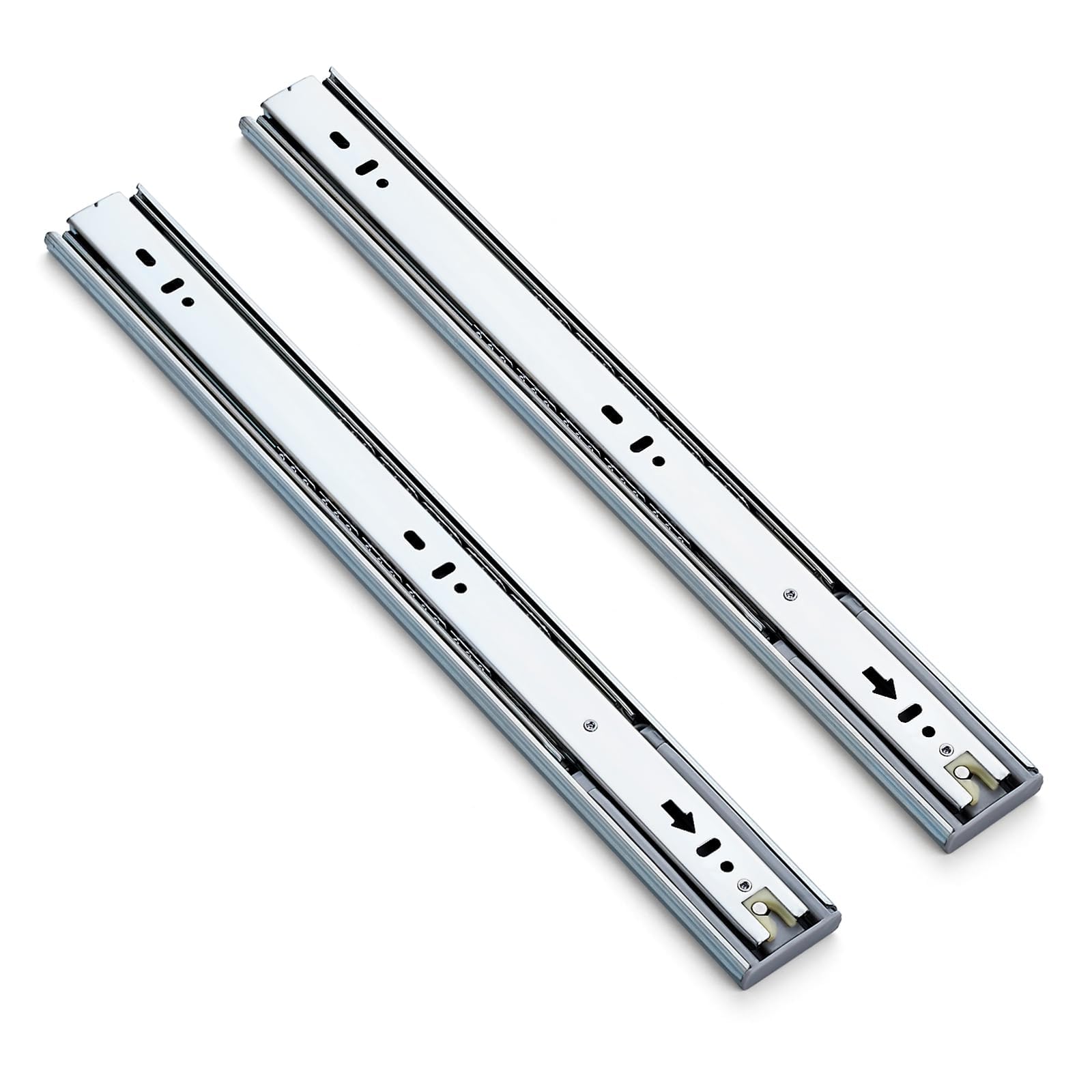 Ravinte Silver Soft Close Drawer Slides 16 Inch 10 Pairs 20 Pack