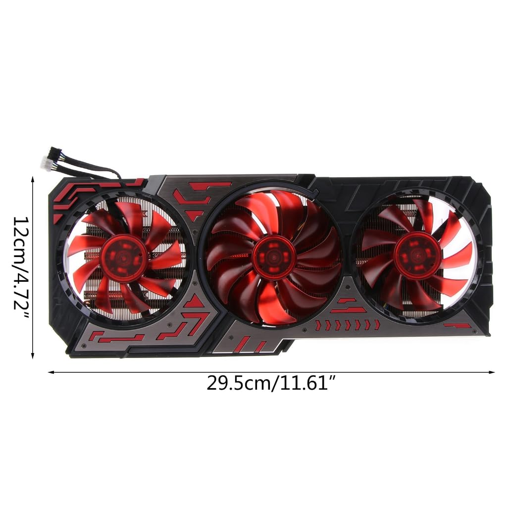 1 ventilador VGA original para Galax RTX 2060 2070 2080 Super Gamer OC Radiador tarjeta gráfica ventilador de refrigeración con 4 pines 12 V