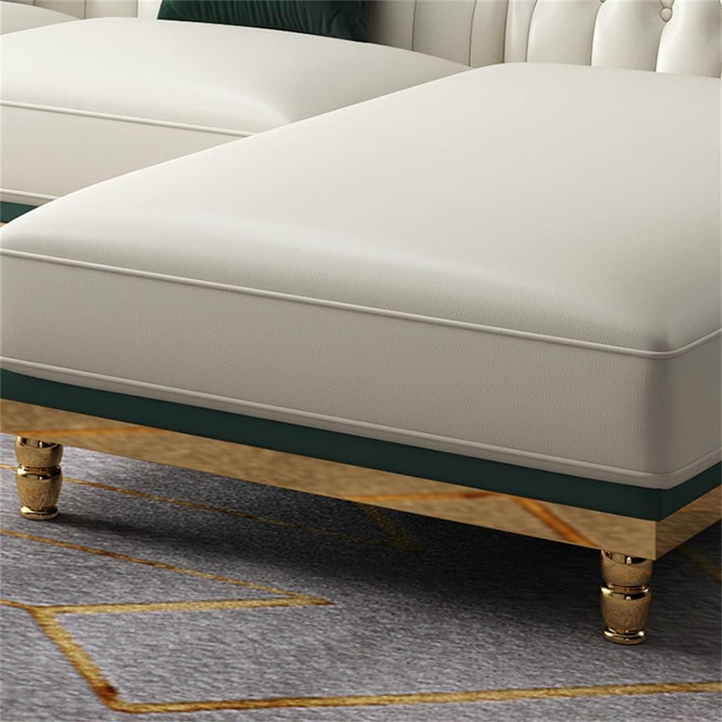 Sofa Postmodern Living Room Corner Combination Size Apartment Villa Leather